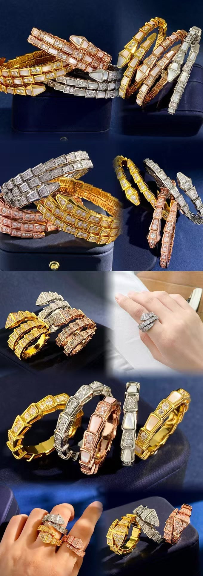 Serpenti Bvlgari Rings - A Showcase of Luxury