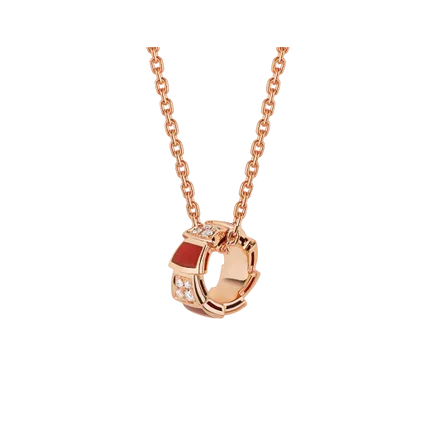 Snake - themed rose Gold Necklace: A New Year's Must - Have