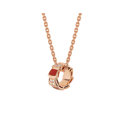 Snake - themed rose Gold Necklace: A New Year's Must - Have